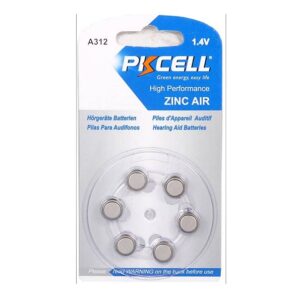 Batteria Zinc Air A312 per apparecchi acustici
